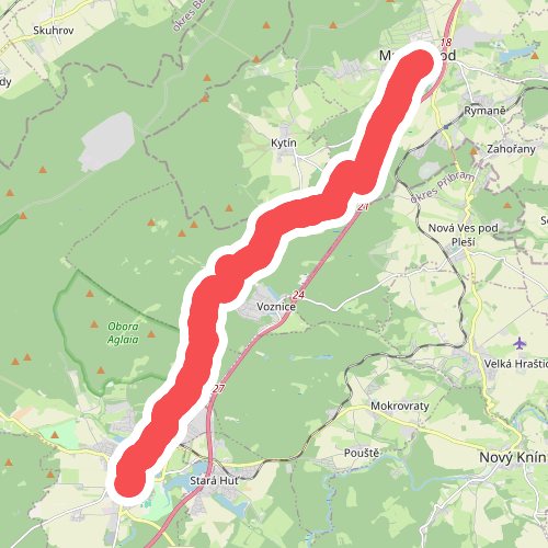 [M] Dobříš - Mníšek pod Brdy