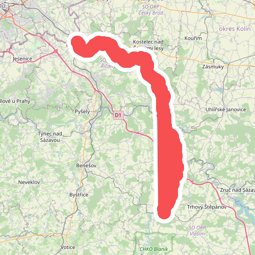 [M] Říčany - Vlašim