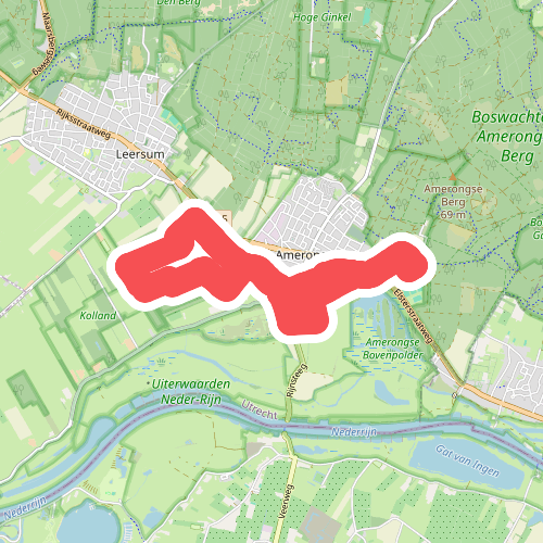 Wandelroute kasteel Amerongen en landgoed Zuylestein