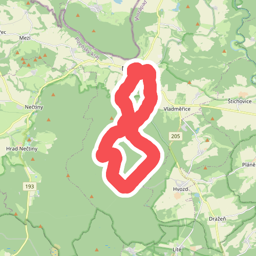 [Č] okruh Manětín - Lipí - Libenov - Manětín