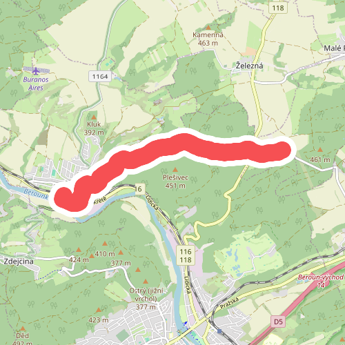 [Ž] Lhotka u Berouna - Hýskov