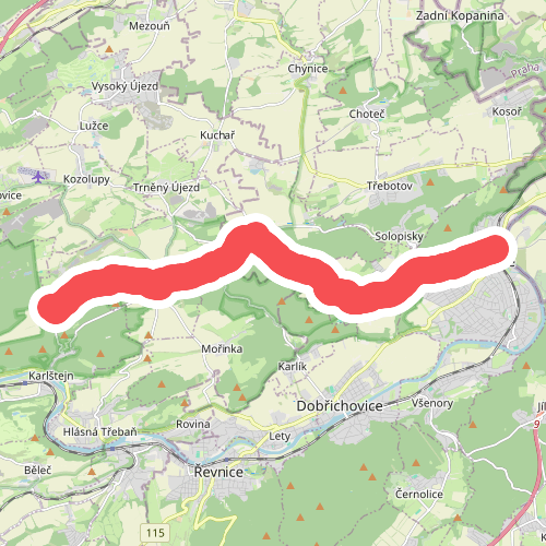 [M] Černošice - Dub sedmi bratří