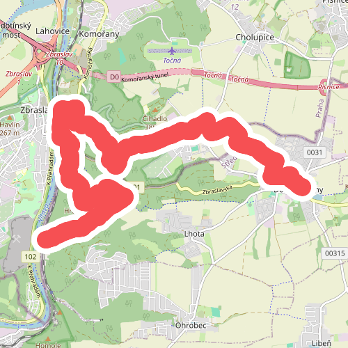 [Ž] Dolní Břežany - Károvské údolí