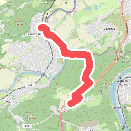 [Ž] Jíloviště - Černošice