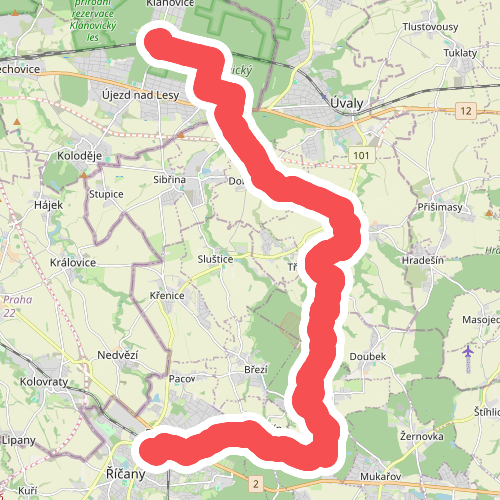 [Č] Klánovice - Říčany