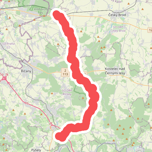 [Č] Úvaly - Senohraby