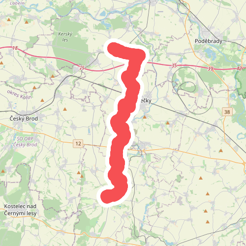 Blaník - Říp - etapa 4: Kouřim - Sadská