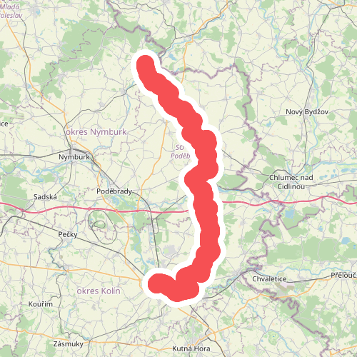 [M] Rožďalovice - Kolín