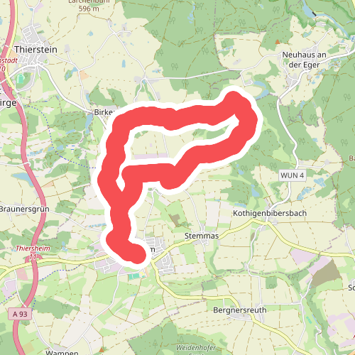 Wanderweg 4 Thiersheim