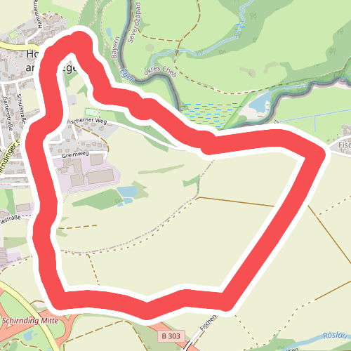 Wanderweg 2 Hohenberg a.d. Eger