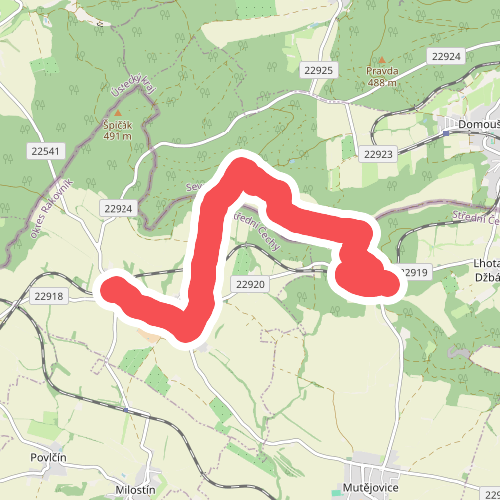 [Ž] Kounov (žst.) - Pod Džbánem