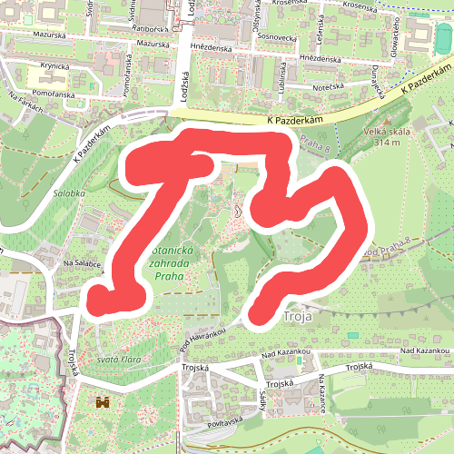 naučná stezka Okolí Botanické zahrady