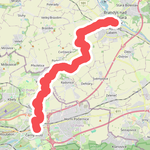 [Č] Černý Most - Brandýs n. Labem