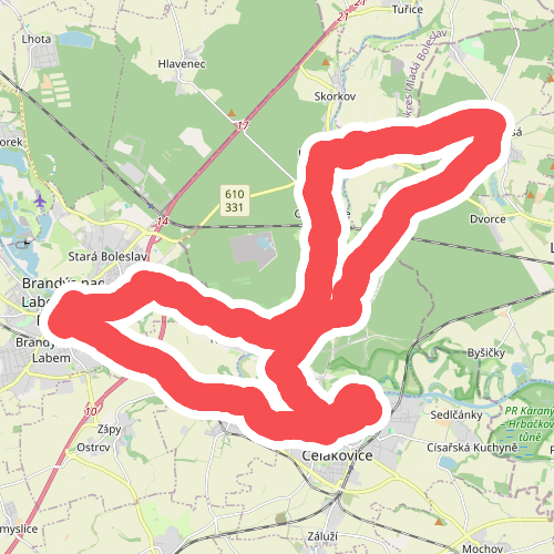 [M] Brandýs nad Labem - Stará Lysá - Brandýs nad Labem