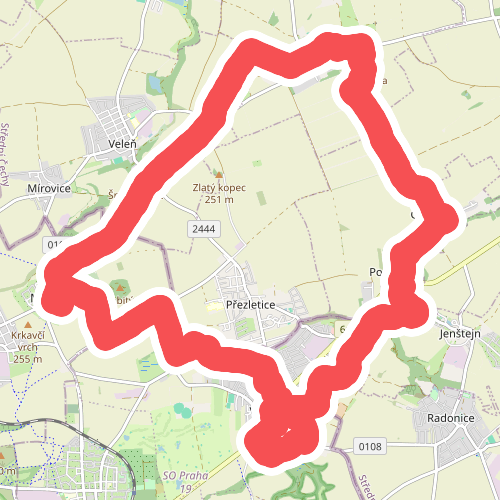 [Ž] Miškovice - Jenštejn - okruh
