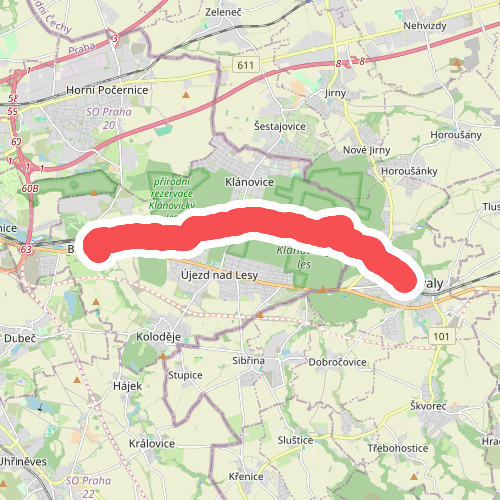 [Č] Běchovice - Úvaly