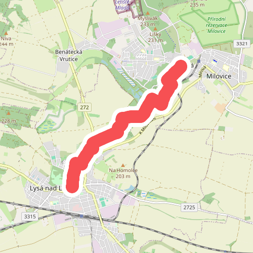 [Ž] Lysá nad Labem - Milovice