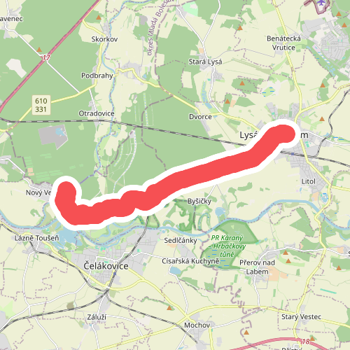 [Č] Nový Vestec - Lysá nad Labem