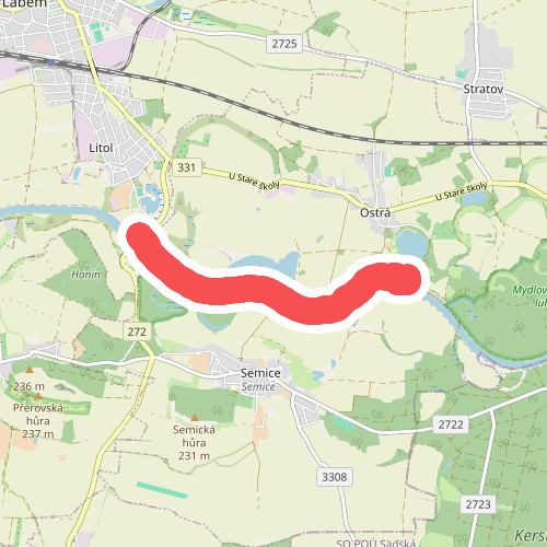 [Ž] Litolský most - Ostrá u jezera