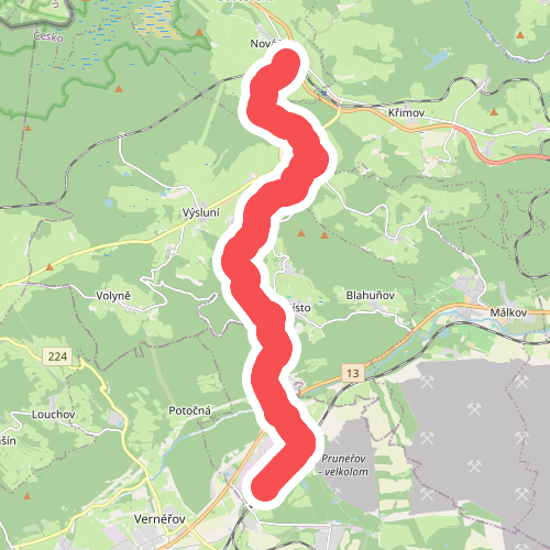 [M] Kadaň Prunéřov (žst.) - Nová Ves u Křimova