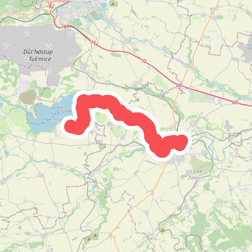 [M] Žatec (žst.) - Vikletice