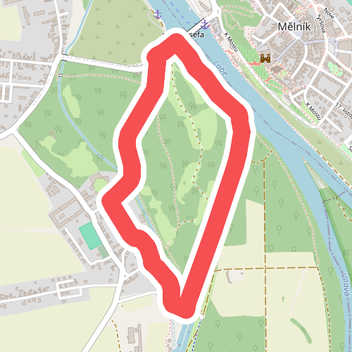 [Ž] Vycházkový okruh zámeckým parkem 2,7km