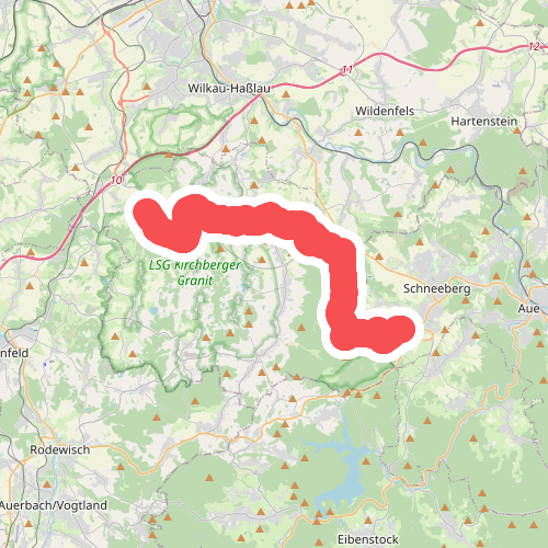 Jakobsweg Silberberg (Variante Kirchberg–Hirschfeld)