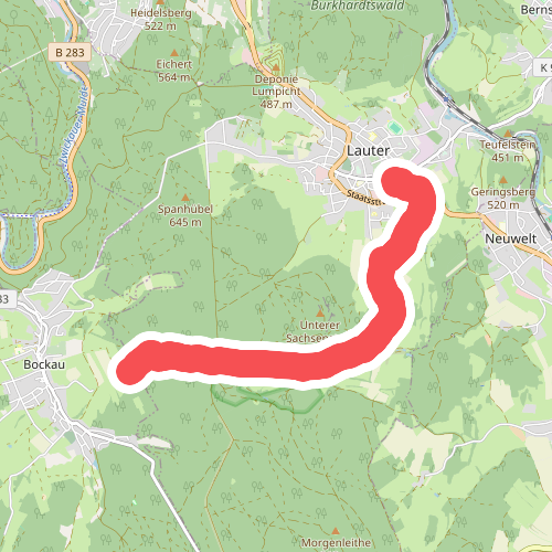 Wanderweg Lauter-Bockau