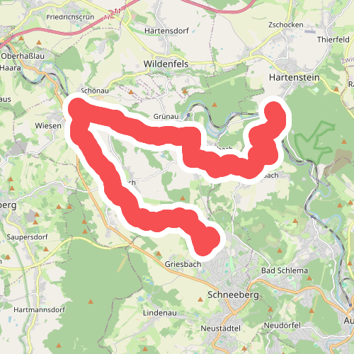 Ww. Burg Stein - Wiesenburg - Keilberg (gelb)