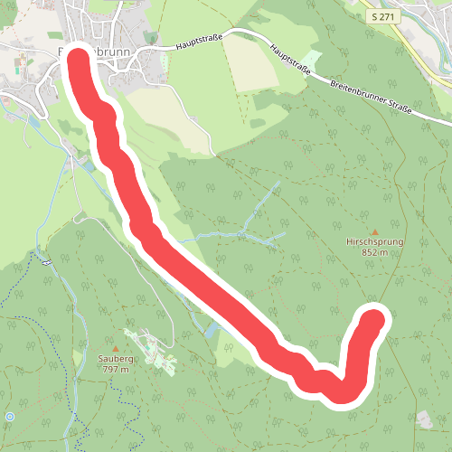 Ww Breitenbrunn - Klughaus - Anschluß Richtung Halbmeile