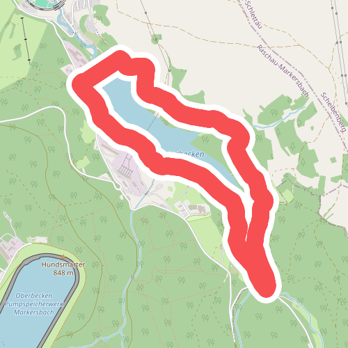 Rundwanderweg Markersbach Unterbecken