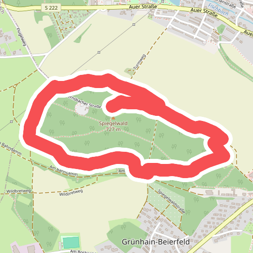 Rundwanderweg um den Spiegelwald - große Runde