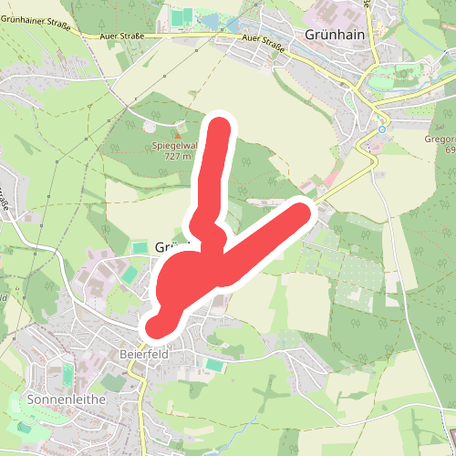 Verbindung Spiegelwald-Beierfeld