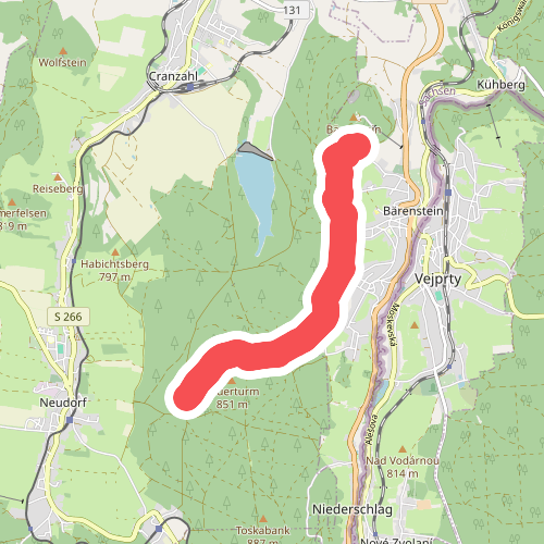 Ww Bärenstein, Parkplatz am Fuße des Berges-Richtung Kretscham-Rothensehma