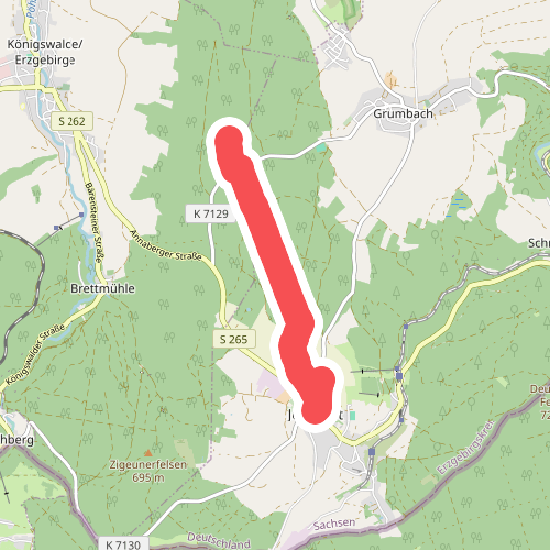 Joehstadt - Weg nach Koenigswalde