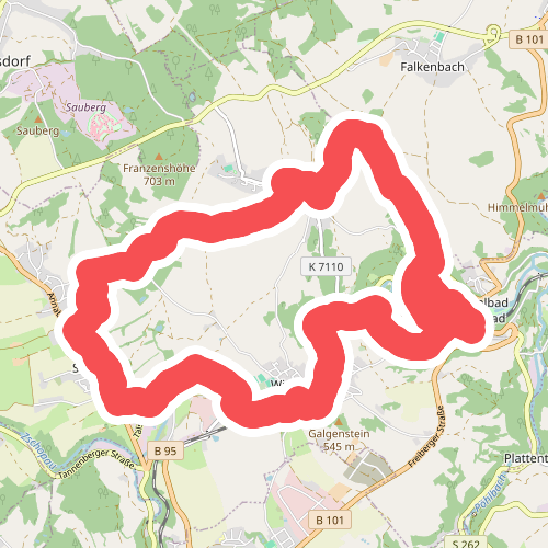 Kurortrundweg Thermalbad Wiesenbad