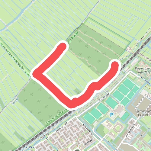 Wandelroute Laarzenpad Duivenvoordse Veenzijdse Polder