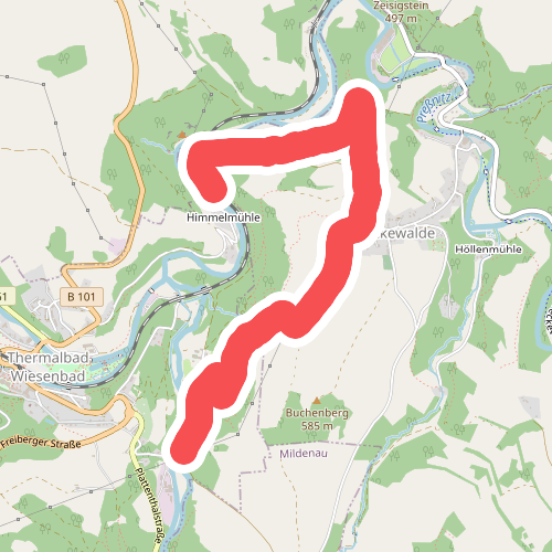 Ww Thermalbad Wiesenbad - Himmelmühle über Streckewalde