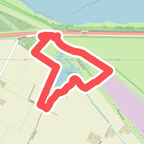 Wandelroute Blauwborst Groote Gat