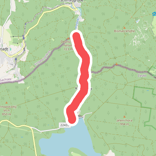 [Ž] Přísečnice - Kryštofovy Hamry (CZ/D)