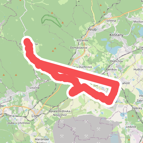 [M] Duchcov (žst.) - Dlouhá Louka