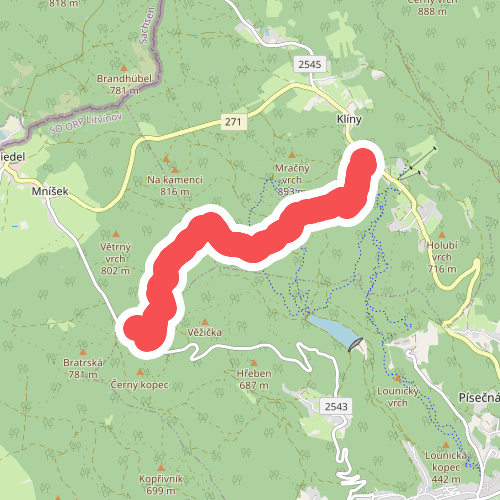 [Z] Klíny (bus) - Jeřabina rozhledna