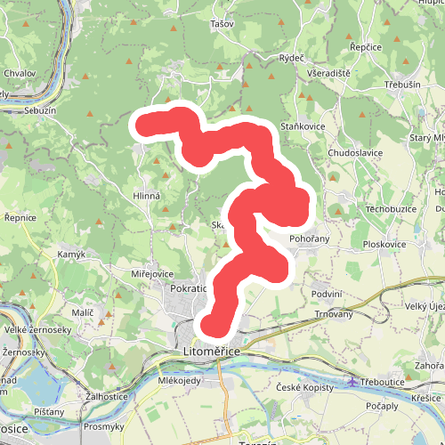 [M] Litoměřice (horní. nád.) - Sedlo pod Varhoštěm