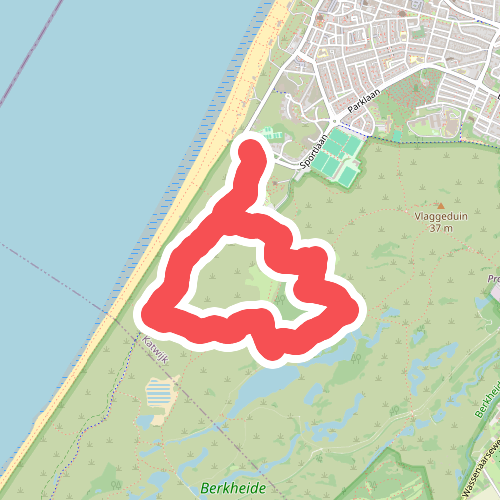 Wandelroute Kattukse Duinroute 