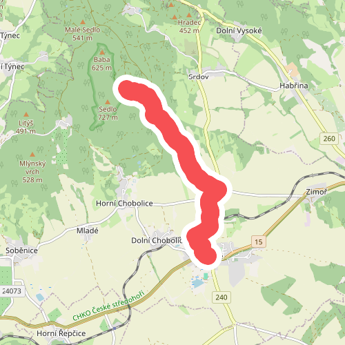 [Ž] Liběšice - Sedlo (pod vrcholem)