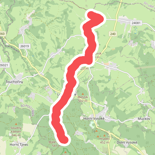 [Ž] Lovečkovice - Sedlo (severní rozcestí)