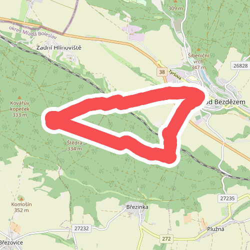 Okružní Bělá p. B. - Valdštejnsko