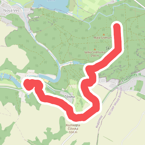 Drhleny - Pod Malou Sněhurkou