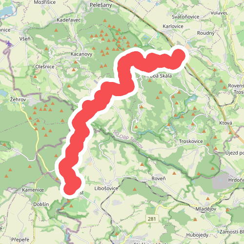 [M] Hrubá Skála (žst.) - Kost (bus)