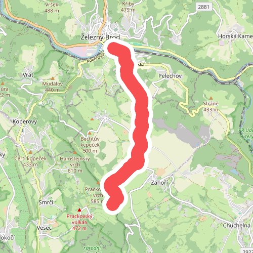 [M] Vzdychánek - Železný Brod (Nádražní)